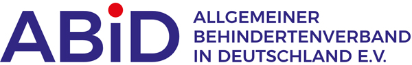 Logo vom ABiD
Allgemeiner Behindertenverband in Deutschland e.V.