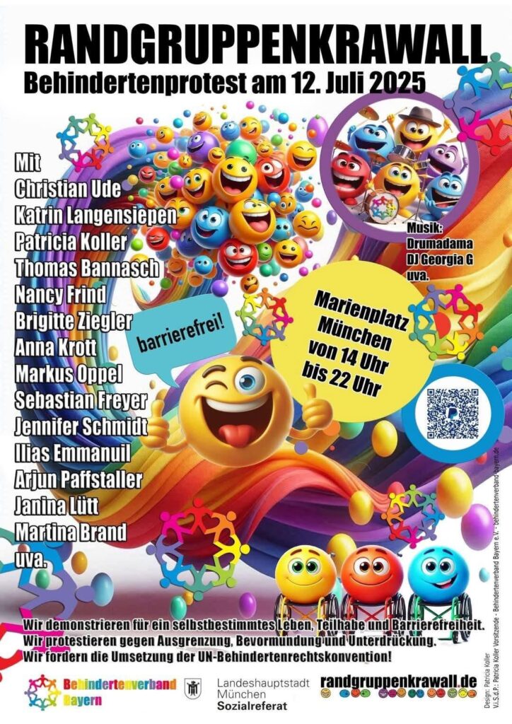 Unser buntes Plakat mit vielen Smileys und den Infos, die Ihr auch hier auf der Seite findet.