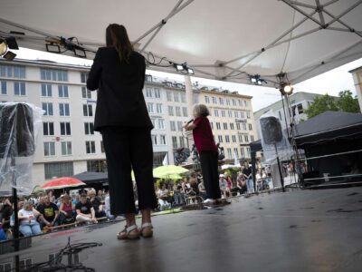 Protest gegen Kürzungen der Regierung im sozialen Bereich